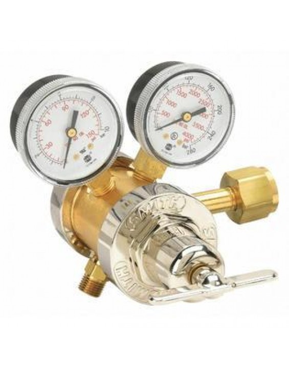 Miller Electric Oxygen,   Regulator,  CGA-540,  Two Stage,  Solid Brass,  125
