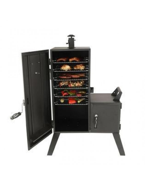 Dyna-Glo Charcoal Smoker Grill 1,176 sq in Vertical Offset Backyard BBQ Cooking Dyna-Glo