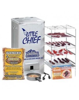 Smokehouse Little Chief 9800 Top Load Electric 4 Grill Meat Smoker Cooker