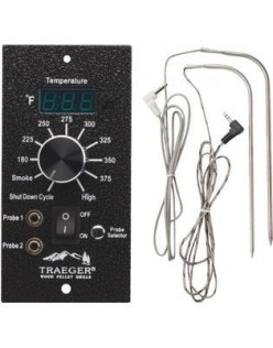 Traeger BAC365 Traeger Digital Pro Black Thermostat Controller with 2 Probes BAC365