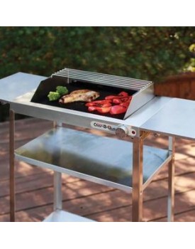 Maverick Stainless steel Rollabout cart with side shelves