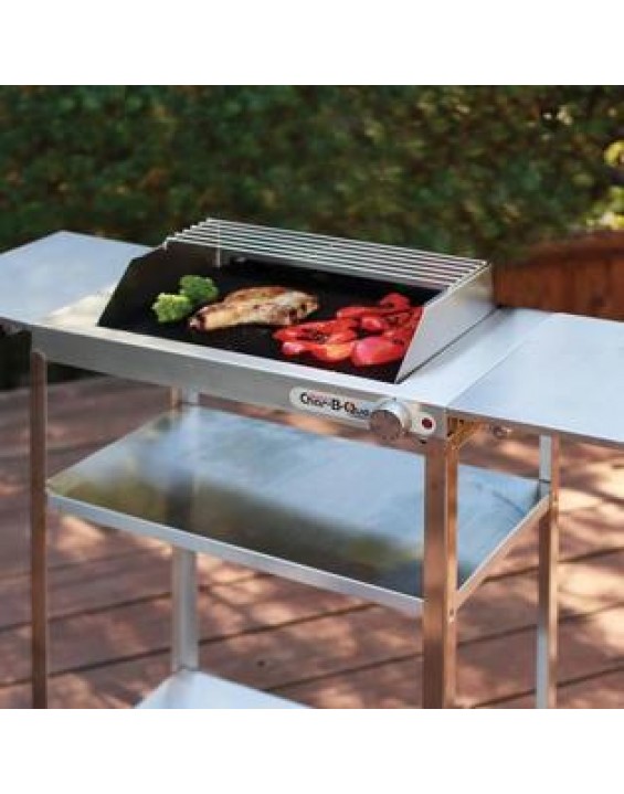 Maverick Stainless steel Rollabout cart with side shelves