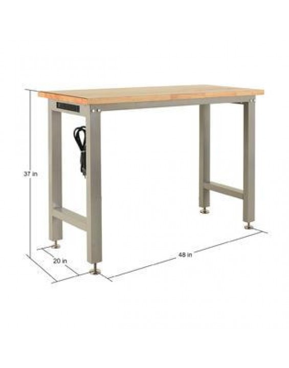 Frontier Workbench Table Heavy Duty Adjustable Feet Durable Powder Coat Finish Warehouse