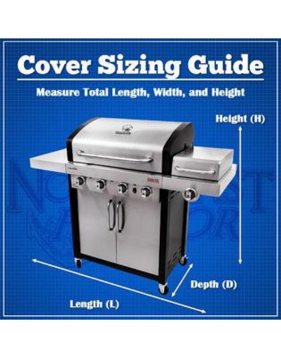 North East Harbor Outdoor Premium BBQ Cover 4-Layer High Strength Waterproof Outdoor S,M,L,XL