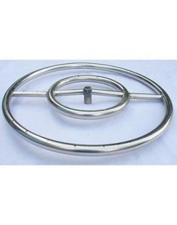   HearthDistribution OBRSS-18R 18in Round Ring Burner Arctic Flame