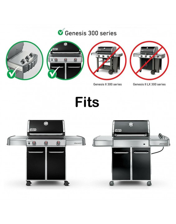QuliMetal Grill Parts Cooking Grates for Weber 7528 Genesis 300 Series E310 E320 S310 S320