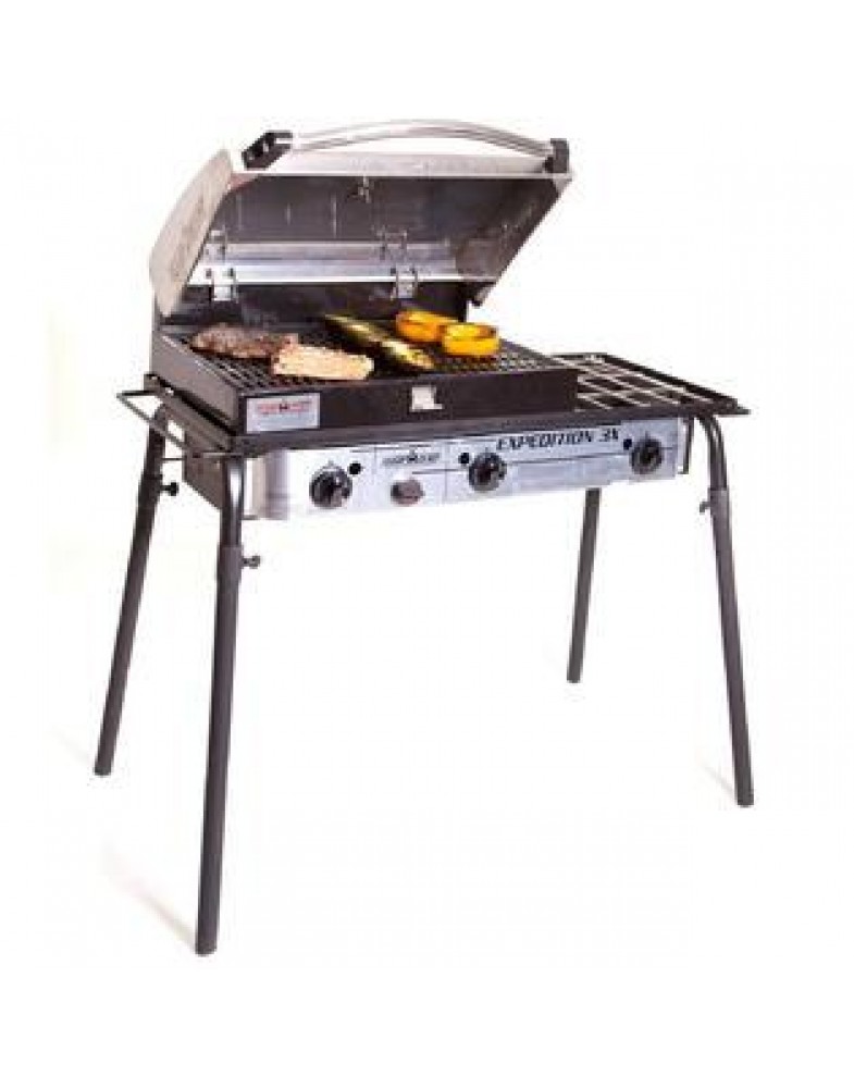 Camp Chef Deluxe Stainless Steel BBQ Box Silver Silver W