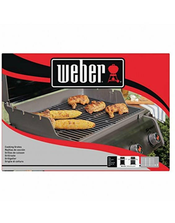 Weber Replacement Cooking Grates Spirit 300  Grill Porcelain-Enamel Cast-Iron