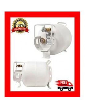 Flame King NEW 20 lb Horizontal Propane Tank Refillable Cylinder with OPD Valve and Gauge