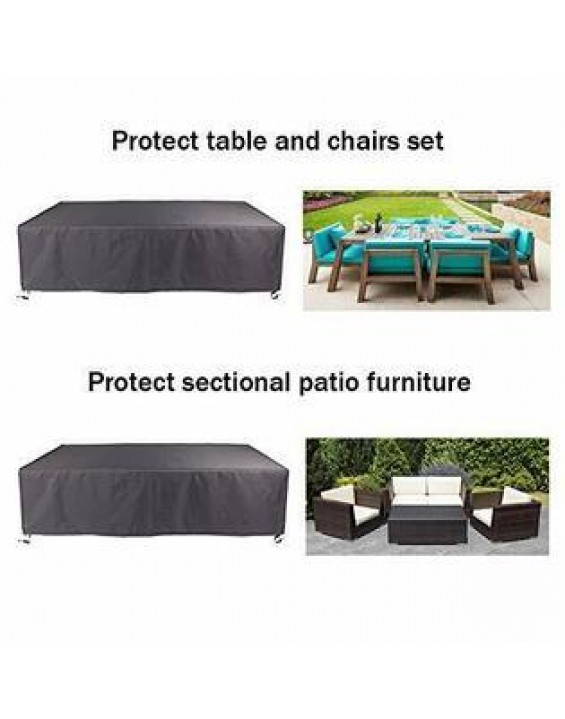 TRIARMOR 108 Inches Patio Furniture Cover Waterproof Outdoor (108