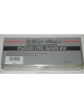 BBQer Choice SSST Stainless Steel Smoker Box Color Silver