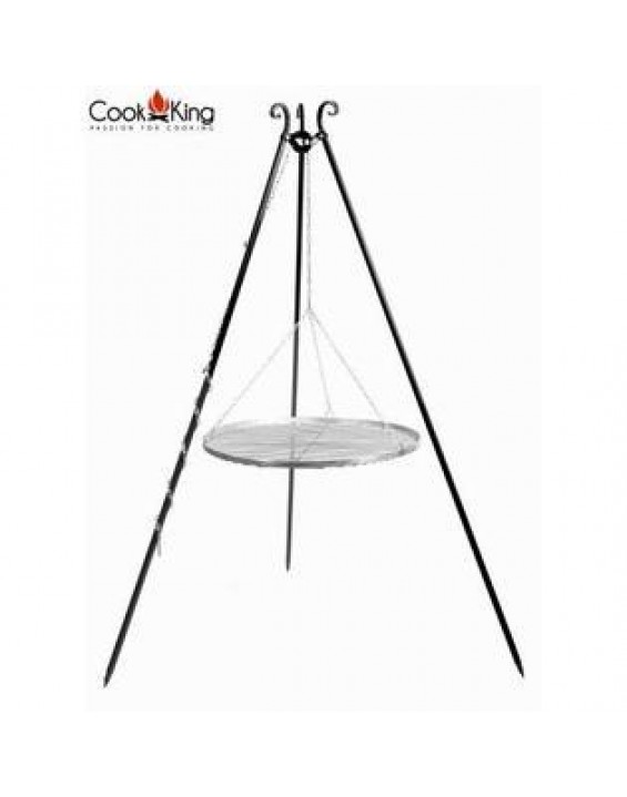 CookKing Cook King 111003 70.10cm Stainless Steel Grate Grill - 180cm Tripod