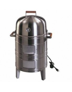 Meco Corporation Stainless Steel Electric Water Smoker with 2 Levels of Cooking Surface