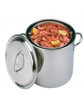 King Kooker® King Kooker KK22S Stainless Steel Boiling Pot w/ Basket & Lid, 22-Quart