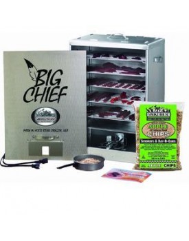 Smokehouse Products Smokehouse NEW Smokehouse Big Chief 9894 Front Load Electric 5 Grill BBQ Meat Smoker Cooker