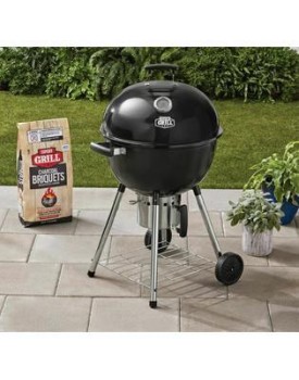 Expert Grill Charcoal Grill 22 in. Outdoor Picnic Camping BBQ Cooking Barbecue Black Cooking