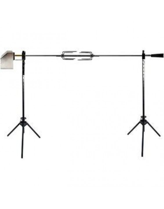 OneGrill 6PS1002 Premium Open Fire Tripod Rotisserie System - 60