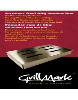 Ace Trading Grill Mark  Stainless Steel  Silver  Smoker Box