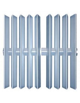 Music City Metals stainless steel heat plate; Weber; 15.875 x 28.875
