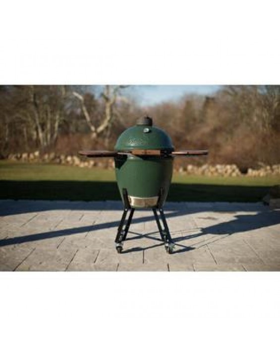 Aura Outdoor Products Heavy-Duty Rolling Cart Nest for Large Big Green Egg W/ Rubber Padded Arm Bars