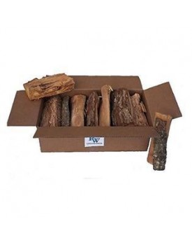 Rock Wood Cooking Wood Logs - USDA Certified Kiln Dried (Pecan, 25-30 lbs)