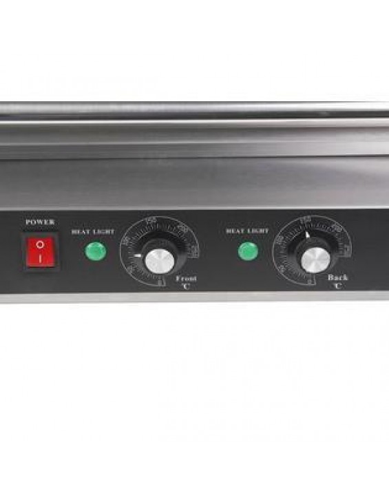 ConvenienceBoutique Hot Dog Grill Cooker Machine with cover for 18 Hotdog 7 Roller
