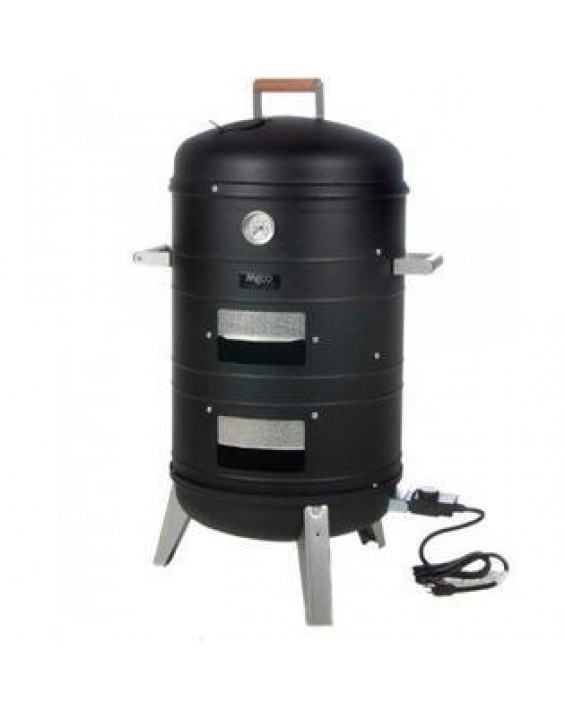 Meco Deluxe 2-in-1 Electric Water Smoker/Grill
