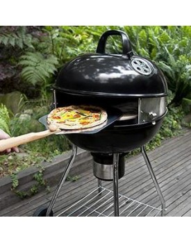 THE COMPANION GROUP Pizzacraft PC7001 PizzaQue Deluxe Outdoor Pizza Oven Kettle Grill Conversion Kit