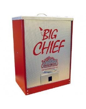 Smokehouse Big Chief 9894-RED Tuff-Coat Electric Front Load Meat Smoker