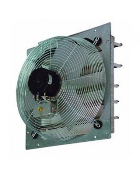 TPI Corporation CE14-DS Direct Drive Exhaust Fan, Shutter Mounted,  Pha...