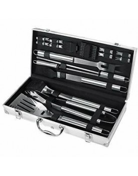 FYLINA 21pc Barbecue Tool Sets BBQ Grill Accessories - Heavy Duty Stainless Steel Tools