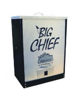 Smokehouse Big Chief 9894-BLACK Tuff-Coat Electric Front Load Meat Smoker