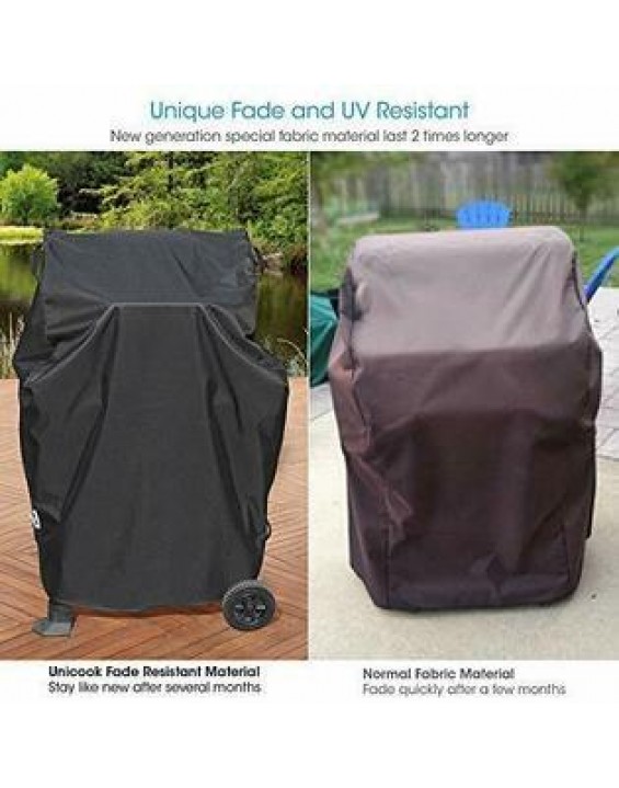 Unicook Two Burner  Grill Cover 32 Inch, Outdoor Waterproof Barbecue Cover,