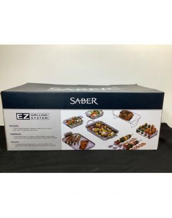 Saber Grills New Saber EZ Grilling System Set $265 Value READ DESC
