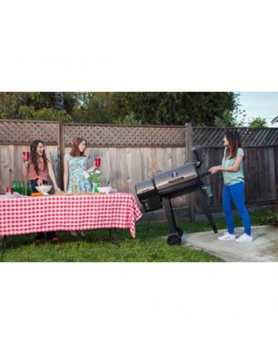 Z Grills Outdoor Cooking Wood Pellet BBQ Grill & Smoker with Digital Temperature Controls, Grill, Smoke, Bake, Roast, Braise, and BBQ