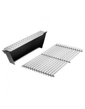 Weber Stephen Company- Accessories Weber 7563  Grill Smoker Box and Stainless Steel Cooking Grate Insert Fits Genesis 300 Series  Grill