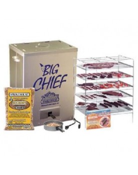 Smokehouse Big Chief 9890 Top Load Electric 5 Grill BBQ Meat Smoker Cooker